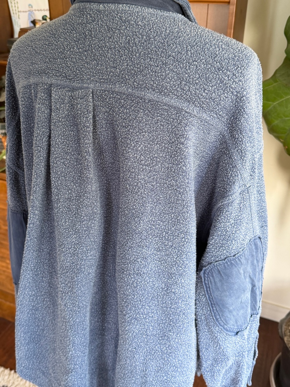 Free People Navy Ruby Shacket Shirt Jacket S - Picture 9 of 14